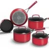 Ninja Zerostick Aluminium 5 Piece Non Stick Pan Set - Red 2 Ninja Zerostick Aluminium 5 Piece Non Stick Pan Set - Red -Best Kitchen Products 1120185 R Z001A
