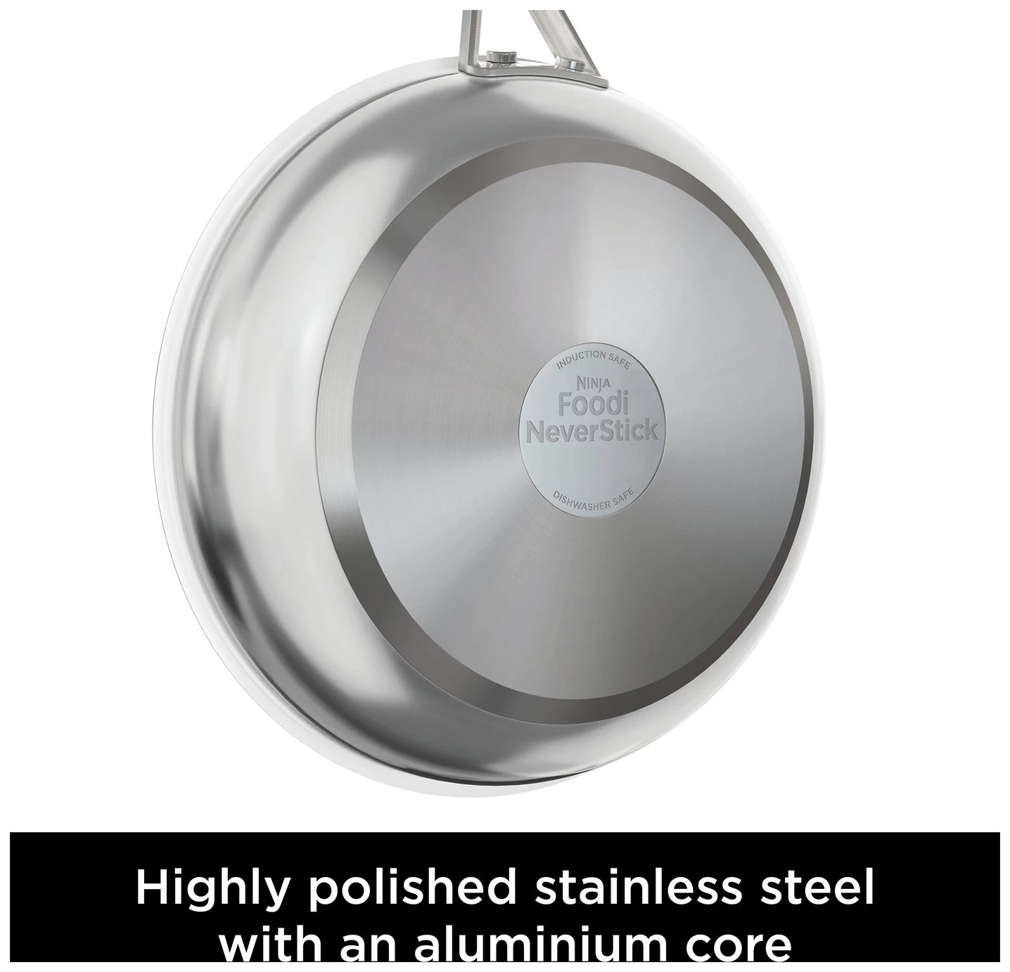 Ninja Zerostick 28cm Stainless Steel Non Stick Frying Pan 4 Ninja Zerostick 28cm Stainless Steel Non Stick Frying Pan - Image 2