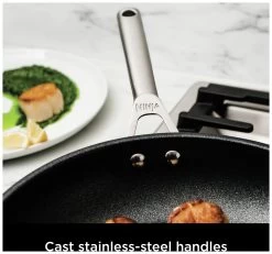 Ninja Zerostick 28cm Stainless Steel Non Stick Frying Pan 16 Ninja Zerostick 28cm Stainless Steel Non Stick Frying Pan -Best Kitchen Products 1120219 R Z009A