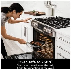 Ninja Zerostick Stainless Steel 5 Piece Non Stick Pan Set -Best Kitchen Products 1120240 R Z004A