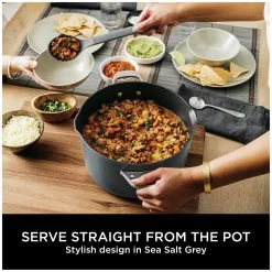 Ninja Zerostick 30cm Non Stick Aluminium Possible Pot -Grey -Best Kitchen Products 1120288 R Z005A