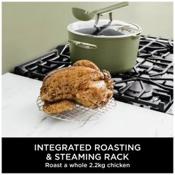 Ninja Zerostick 30cm Non Stick Aluminium Possible Pot -Green -Best Kitchen Products 1120295 R Z008A