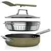 Ninja Zerostick 28cm Non Stick Aluminium Possible Pan -Green 1 Ninja Zerostick 28cm Non Stick Aluminium Possible Pan -Green -Best Kitchen Products 1120312 R Z001A
