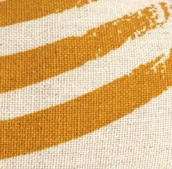 Habitat Block Print Pack Of 2 Seat Cushion - Orange -Best Kitchen Products 1176438 R B001