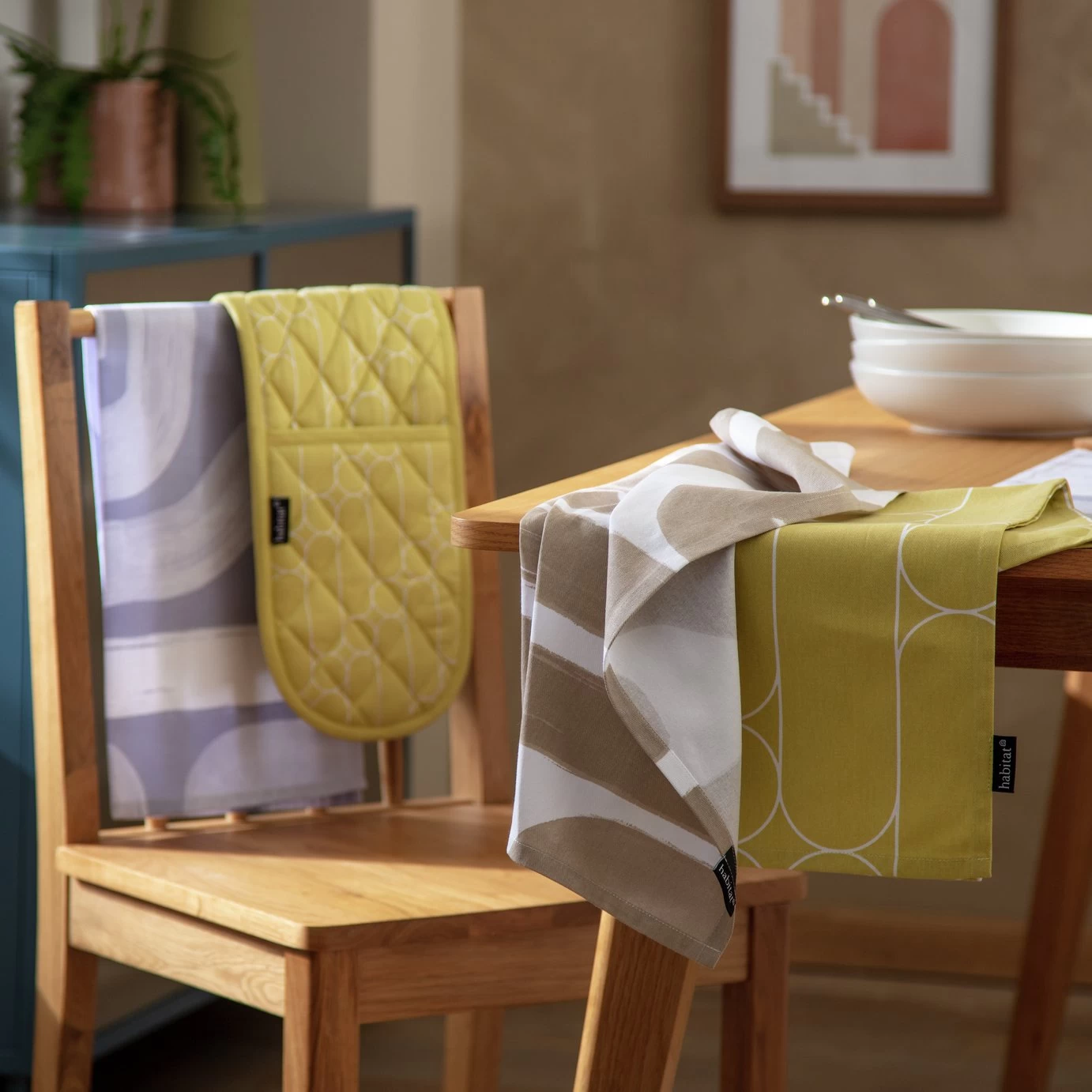 Habitat Brushstroke Textile Set 4 Habitat Brushstroke Textile Set - Image 2