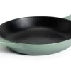 Habitat 20cm Cast Iron Enamel Coated Oven Dish - Green