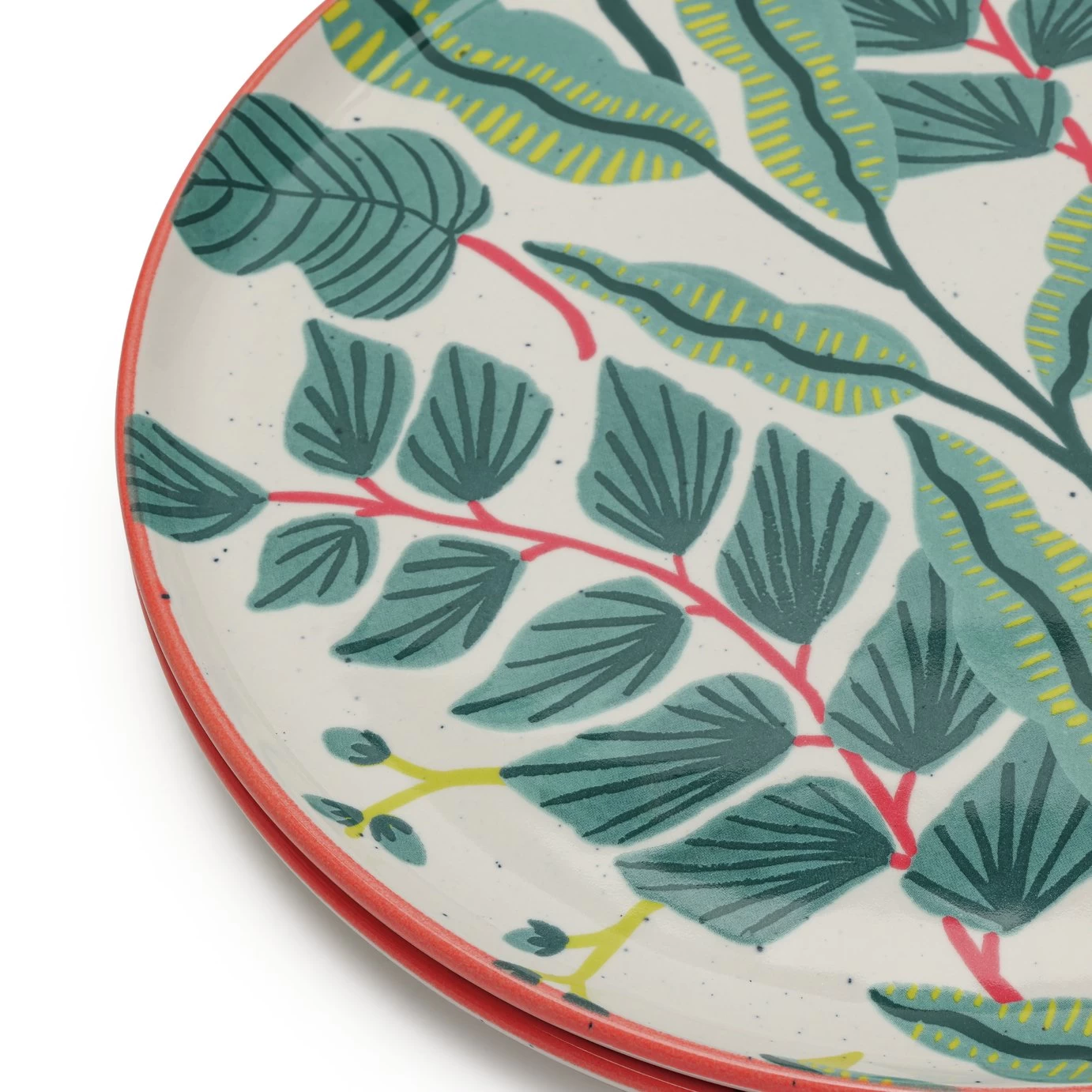 Habitat X Kew Set Of 2 Ceramic Dinner Plates 7 Habitat X Kew Set Of 2 Ceramic Dinner Plates - Image 5