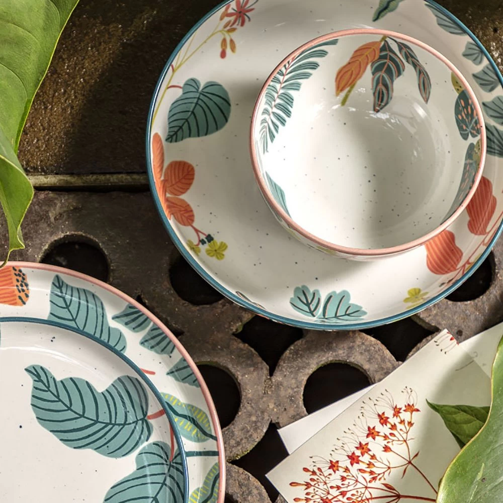 Habitat X Kew Set Of 2 Stoneware Cereal Bowl 9 Habitat X Kew Set Of 2 Stoneware Cereal Bowl - Image 7