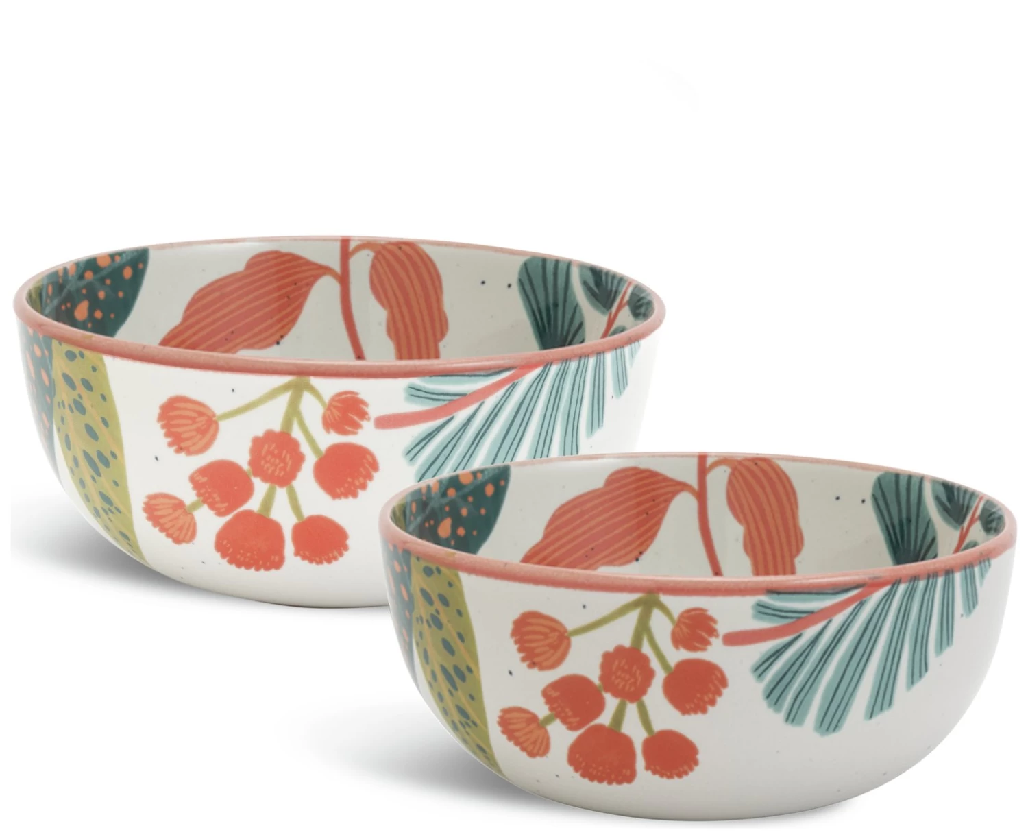 Habitat X Kew Set Of 2 Stoneware Cereal Bowl 7 Habitat X Kew Set Of 2 Stoneware Cereal Bowl - Image 5