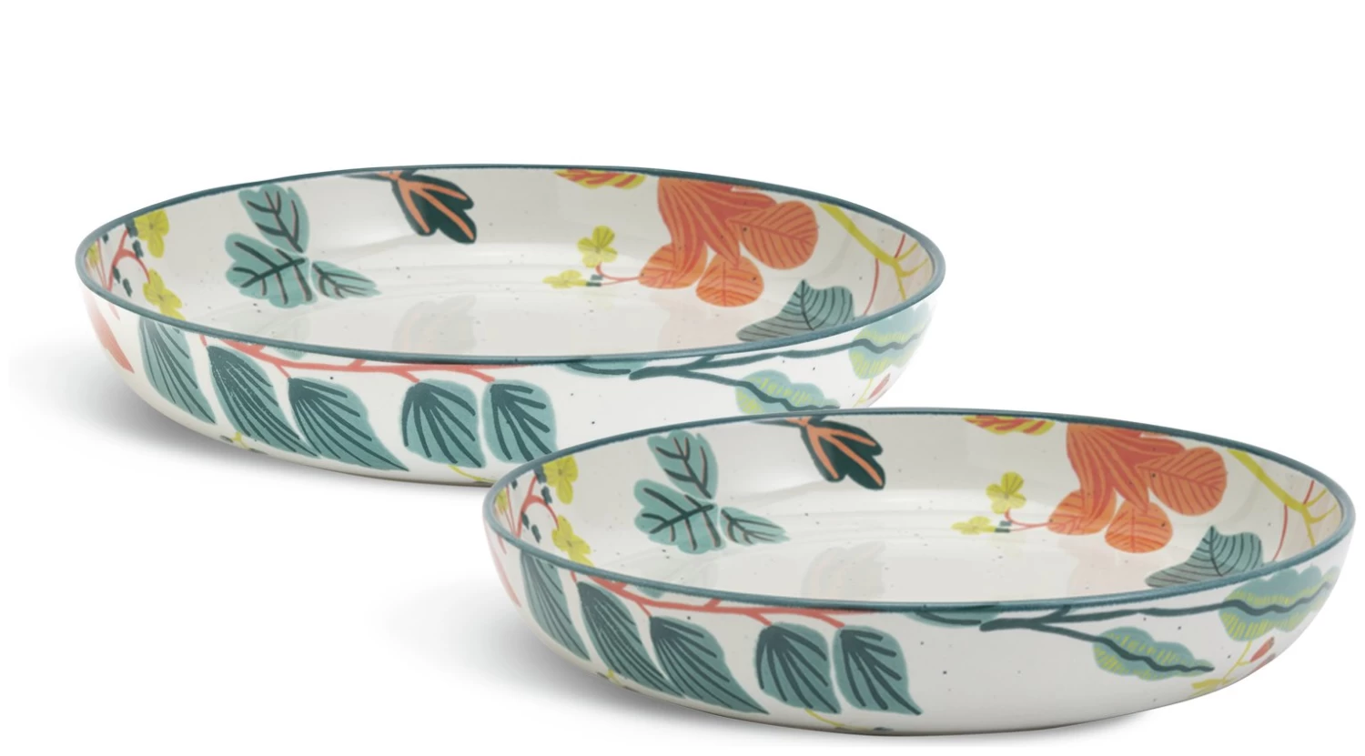 Habitat X Kew 2 Piece Ceramic Pasta Bowls 7 Habitat X Kew 2 Piece Ceramic Pasta Bowls - Image 5