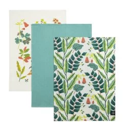 Kew Set Of 3 Botanical Tea Towels -Best Kitchen Products 1300716 R Z004A