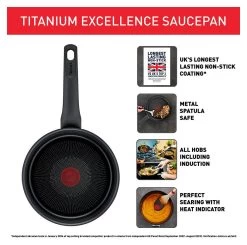 Tefal Titanium Excellence 20cm Aluminium Saucepan -Best Kitchen Products 1303823 R Z003A
