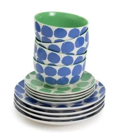 Habitat Abstract 12 Piece Stoneware Dinner Set 13 Habitat Abstract 12 Piece Stoneware Dinner Set -Best Kitchen Products 1304963 R Z005A