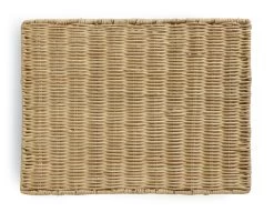 Habitat Scallop Woven Tray - Natural -Best Kitchen Products 1307300 R Z002A