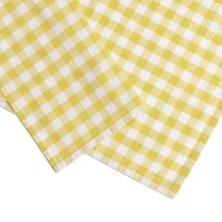 Habitat Checked Table Cloth - Yellow -Best Kitchen Products 1307379 R Z003A