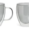 Habitat Double Walled Set Of 2 Coffee Cup - Grey 1 Habitat Double Walled Set Of 2 Coffee Cup - Grey -Best Kitchen Products 1357147 R Z001A