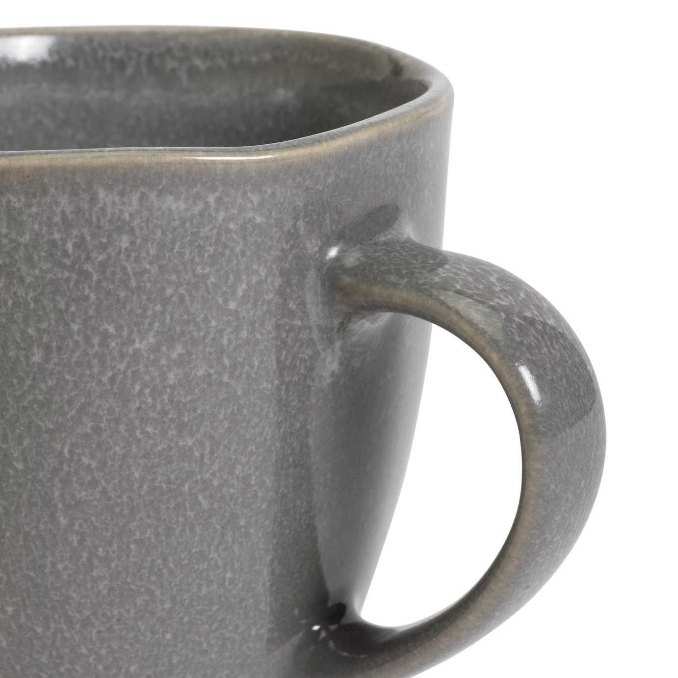 Habitat Set Of 4 Stoneware Mugs - Grey 6 Habitat Set Of 4 Stoneware Mugs - Grey - Image 4