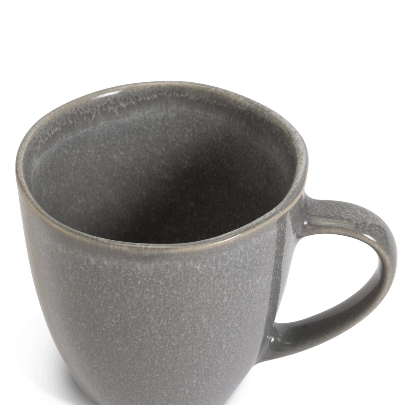 Habitat Set Of 4 Stoneware Mugs - Grey 7 Habitat Set Of 4 Stoneware Mugs - Grey - Image 5