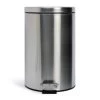 Habitat 12 Litre Round Pedal Bin - Silver 2 Habitat 12 Litre Round Pedal Bin - Silver -Best Kitchen Products 1933286 R Z001A