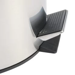 Habitat 12 Litre Round Pedal Bin - Silver -Best Kitchen Products 1933286 R Z003A