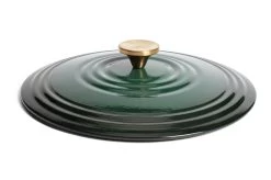 Habitat 4 Litre Cast Iron Casserole Dish - Green -Best Kitchen Products 2003342 R Z003A