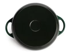 Habitat 4 Litre Cast Iron Casserole Dish - Green -Best Kitchen Products 2003342 R Z004A