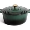 Habitat 5.3 Litre Cast Iron Casserole Dish - Green 2 Habitat 5.3 Litre Cast Iron Casserole Dish - Green -Best Kitchen Products 2003610 R Z001A