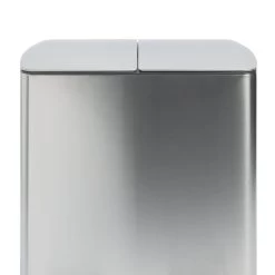 Habitat 40 Litre Twin Compartment Pedal Bin - Silver -Best Kitchen Products 2014410 R Z004A