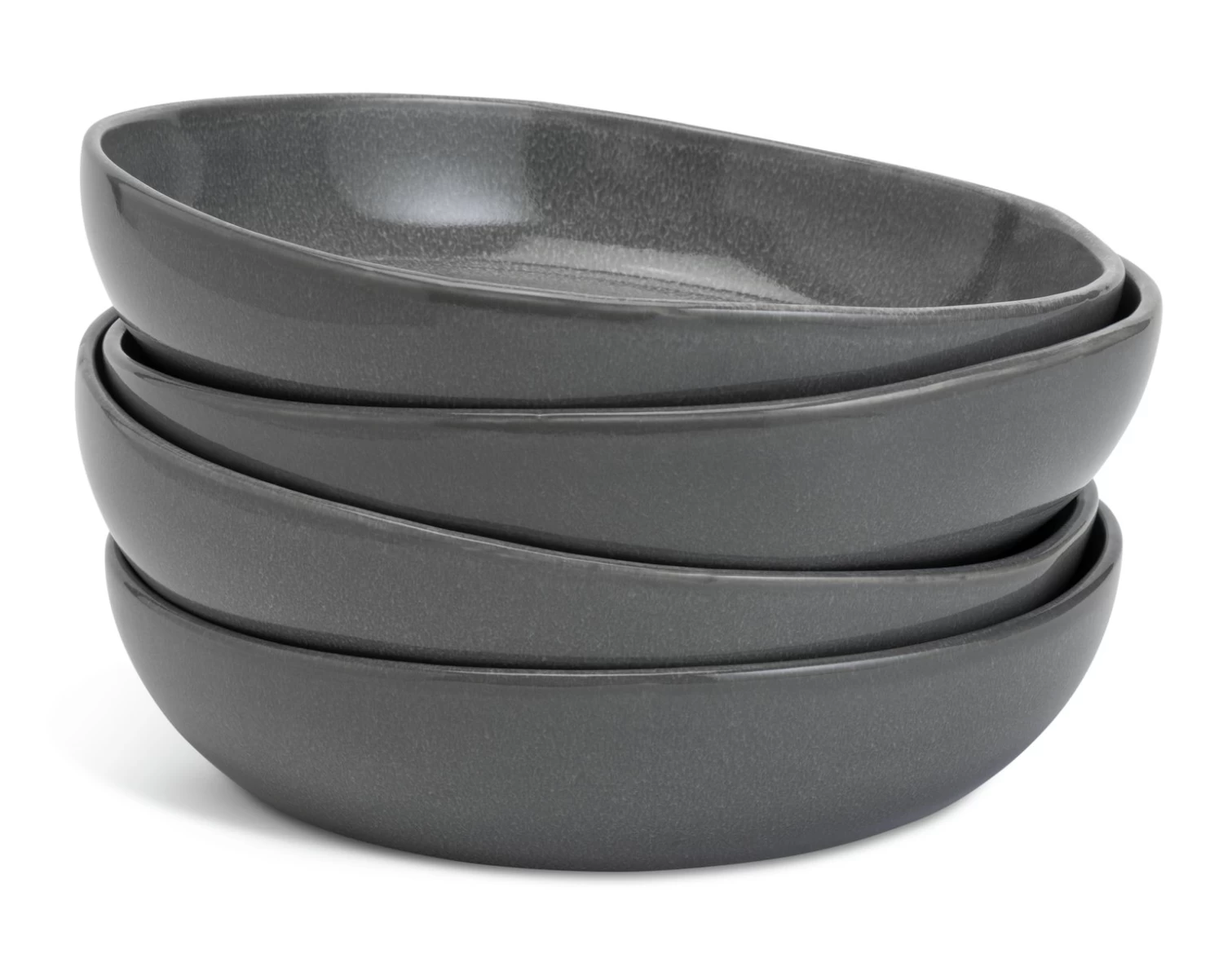 Habitat 4 Piece Stoneware Pasta Bowls - Grey 2 Habitat 4 Piece Stoneware Pasta Bowls - Grey