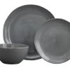 Habitat 12 Piece Stoneware Dinner Set - Grey -Best Kitchen Products 2201838 R Z001A