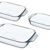 Pyrex Irresistible 3 Piece Glass Roaster Set -Best Kitchen Products 3064153 R Z001A