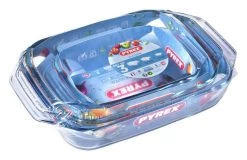 Pyrex Irresistible 3 Piece Glass Roaster Set 11 Pyrex Irresistible 3 Piece Glass Roaster Set -Best Kitchen Products 3064153 R Z003A
