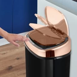 Tower 58L Sensor Bin - Rose Gold & Black 9 Tower 58L Sensor Bin - Rose Gold & Black -Best Kitchen Products 3377541 R Z003A