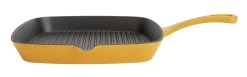 Habitat Global 23cm Cast Iron Griddle Pan - Yellow
