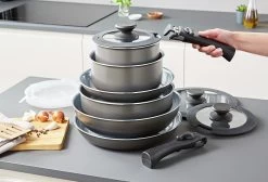 Tower Freedom 13 Piece Aluminium Pan Set - Grey -Best Kitchen Products 4015864 R Z008A