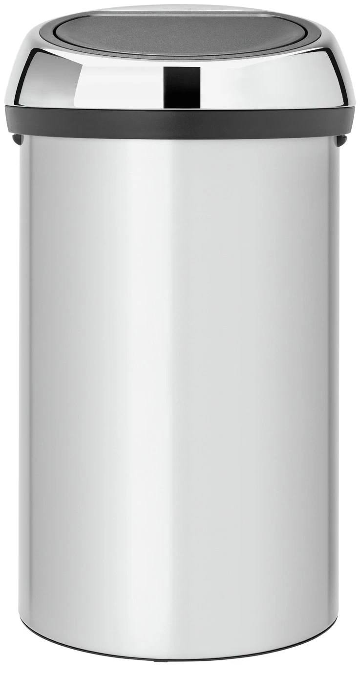 Brabantia 60 Litre Touch Top Bin - Metallic Grey 3 Brabantia 60 Litre Touch Top Bin - Metallic Grey