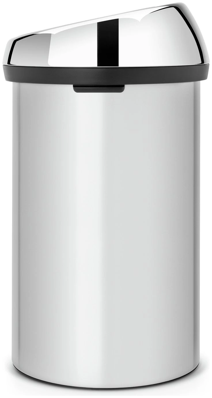 Brabantia 60 Litre Touch Top Bin - Metallic Grey 4 Brabantia 60 Litre Touch Top Bin - Metallic Grey - Image 2