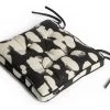 Habitat Ink Print Pack Of 2 Seat Cushions - White And Black -Best Kitchen Products 4497516 R Z001A