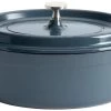 Habitat 3.6 Litre Cast Aluminium Casserole Dish - Blue 2 Habitat 3.6 Litre Cast Aluminium Casserole Dish - Blue -Best Kitchen Products 4580571 R Z001A