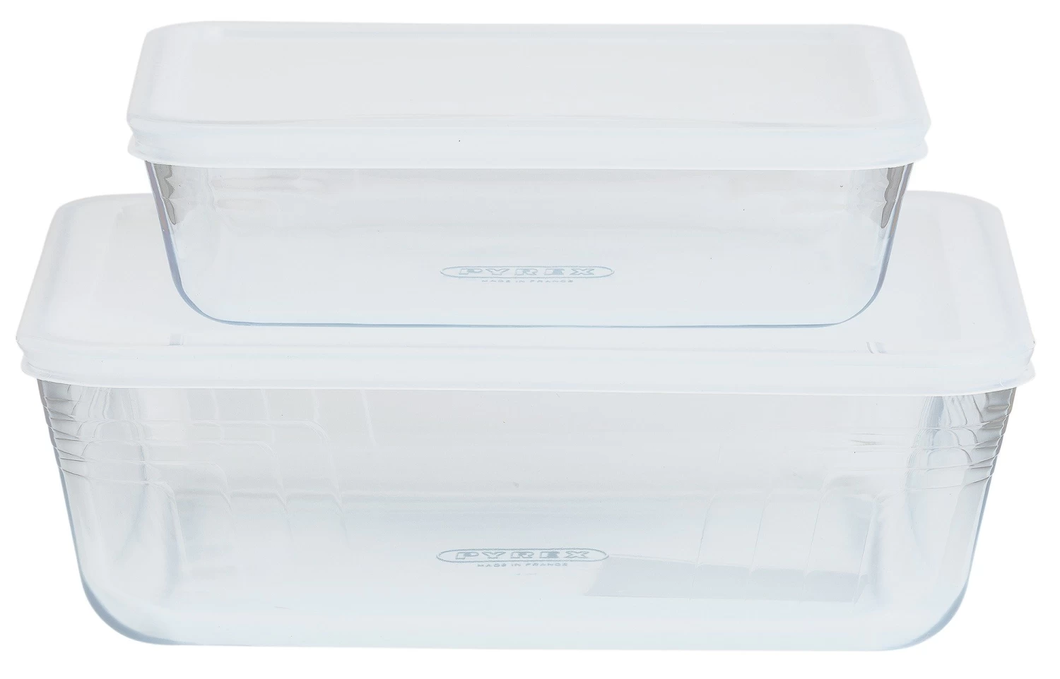 Pyrex Set Of 2 Glass Roasters With Plastic Storage Lids 5 Pyrex Set Of 2 Glass Roasters With Plastic Storage Lids - Image 3