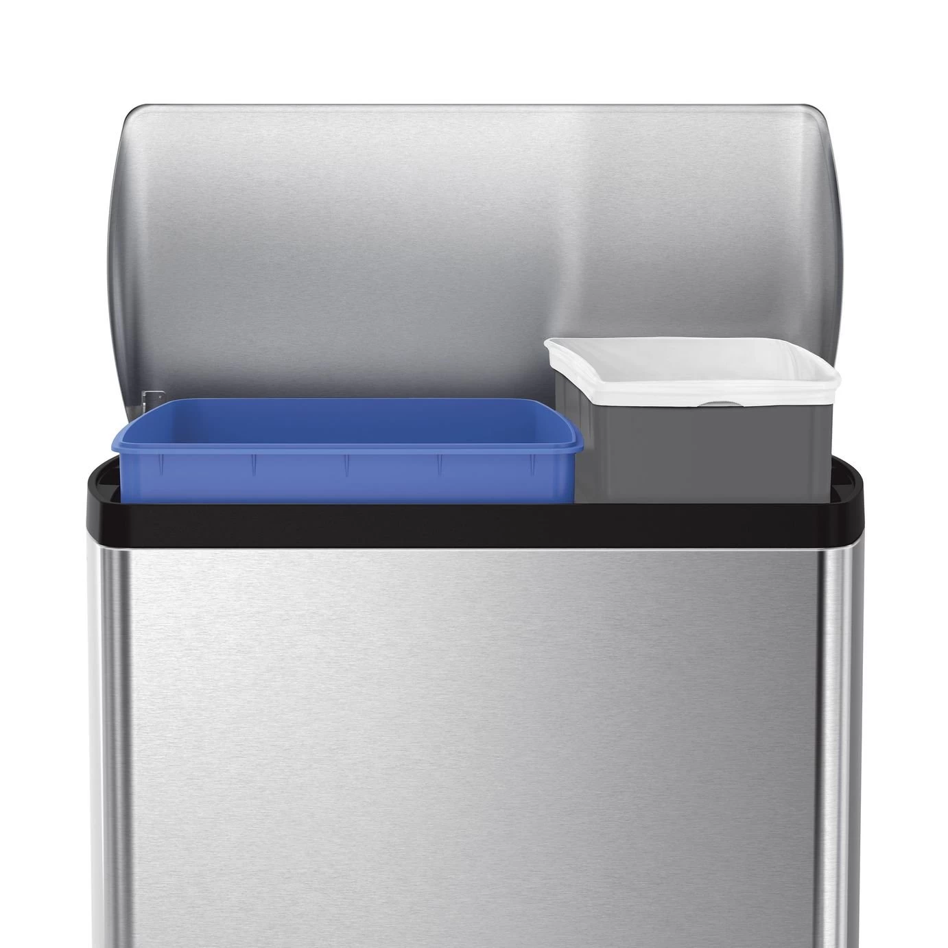 Simplehuman 46 Litre Rectangular Recycle Bin 5 Simplehuman 46 Litre Rectangular Recycle Bin - Image 3