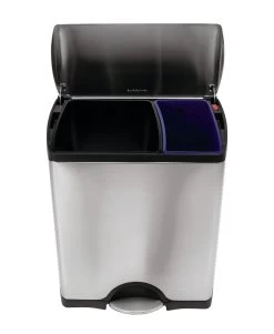 Simplehuman 46 Litre Rectangular Recycle Bin 15 Simplehuman 46 Litre Rectangular Recycle Bin -Best Kitchen Products 6609780 R Z006A