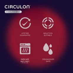 Circulon S Series 30cm Stainless Steel Stock Pot -Best Kitchen Products 7048955 R Z006A