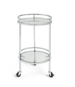 Habitat Chrome And Glass Drinks Trolley -Best Kitchen Products 7312966 R Z002A