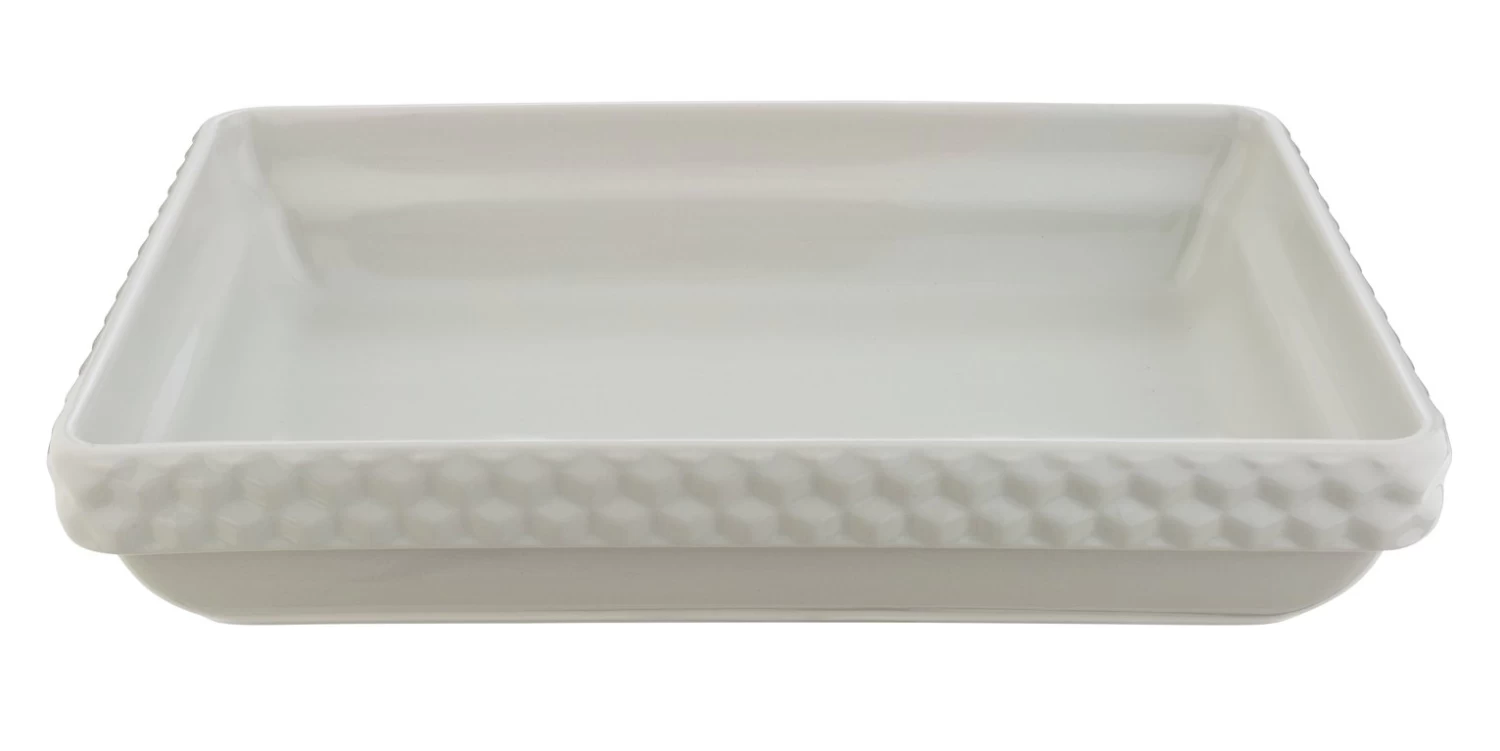 Habitat Ceramic Rectangular Stacking Roaster - Large