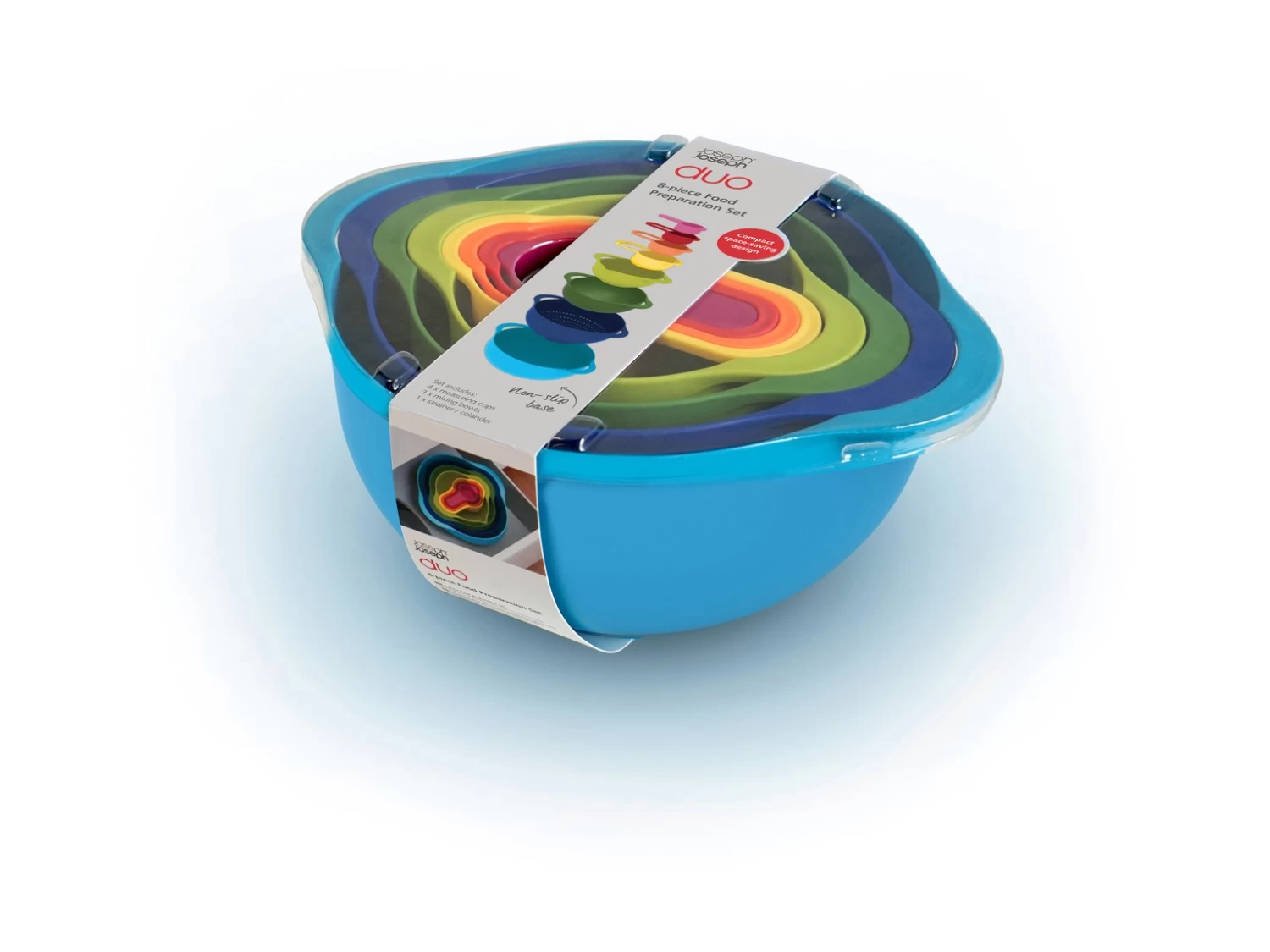 Joseph Joseph 8 Piece Nesting Bowl Set 4 Joseph Joseph 8 Piece Nesting Bowl Set - Image 2