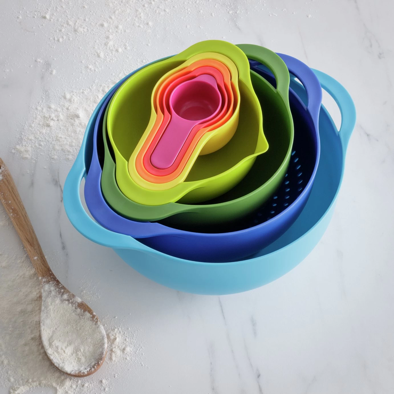 Joseph Joseph 8 Piece Nesting Bowl Set 7 Joseph Joseph 8 Piece Nesting Bowl Set - Image 5