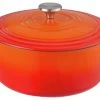 Habitat 5.3 Litre Cast Iron Casserole Dish - Orange -Best Kitchen Products 8906175 R Z001A