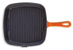 Habitat 23cm Cast Iron Griddle Pan - Orange 12 Habitat 23cm Cast Iron Griddle Pan - Orange -Best Kitchen Products 9192500 R Z005A
