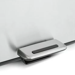 Habitat 30 Litre Modern Rectangular Bin - Silver -Best Kitchen Products 9212693 R Z003A